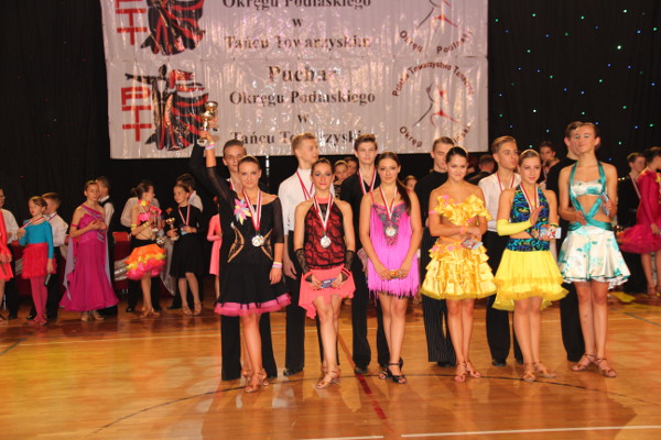 Zdobywcy Pucharu Okręgu Podlaskiego 2013 w kategorii 14-15 lat C: Zbigniew Grzeszczuk, Natalia Baczewska