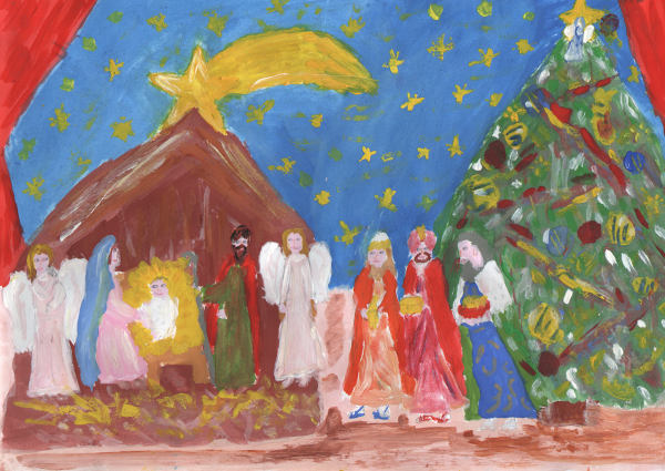 Konkurs plastyczny Łomżyńskie Tradycje Bożonarodzeniowe 2013
