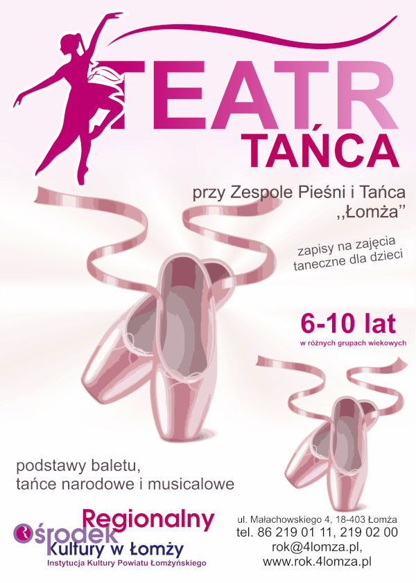 Teatr Tańca balet - zapisy 2022