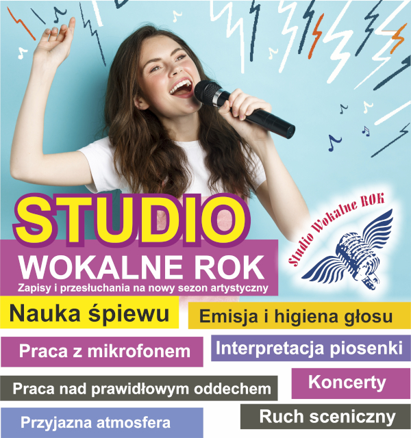 Studio Wokalne ROK zaprasza dzieci i młodzież na nowy sezon 2023/2024