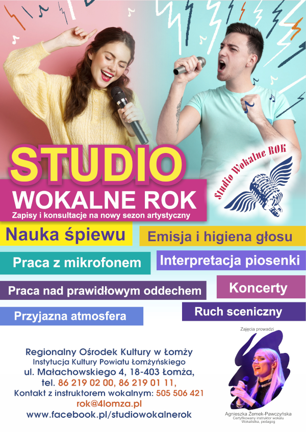 Studio Wokalne ROK zaprasza dzieci i młodzież na nowy sezon 2024/2025