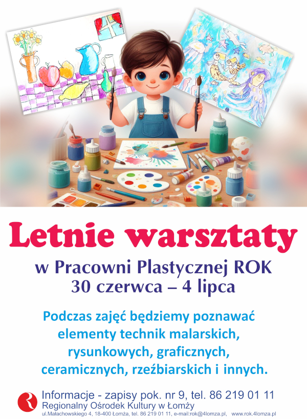 Letnie warsztaty w Pracowni Plastycznej ROK 2025